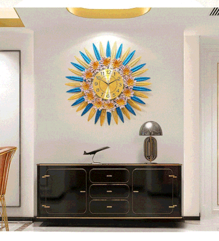 Đồng hồ nghệ thuật Vòng Nguyệt Quế K526 - Đồng hồ treo Tường Decor