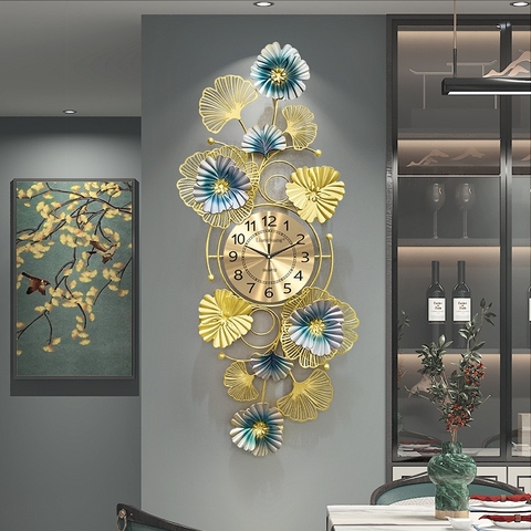 Đồng hồ treo tường nghẹ thuật KT123 - Decor phòng khách