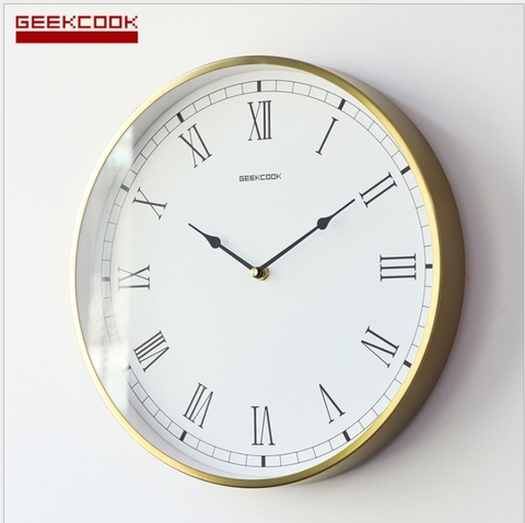 Đồng hồ treo tường decor văn phòng đổ chuông theo giờ G128