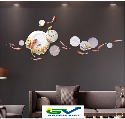 Đồng hồ treo tường decor TTX1226 - Trang trí nghệ thuật hiện đại