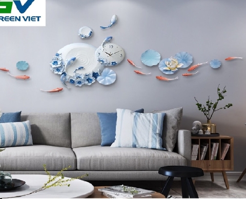 Đồng hồ treo tường DZ905 - Đồng Hồ Treo tường Decor nghệ thuật