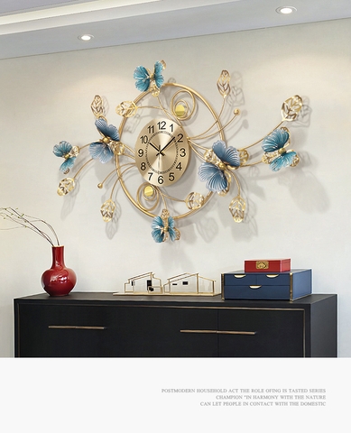 Đồng hồ trang trí phòng khách T1509 - Decor phòng khách