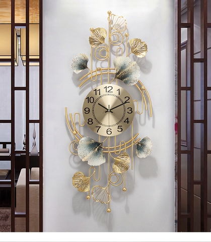 Đồng hồ treo tường nghệ thuật T1560 - decor phòng khách