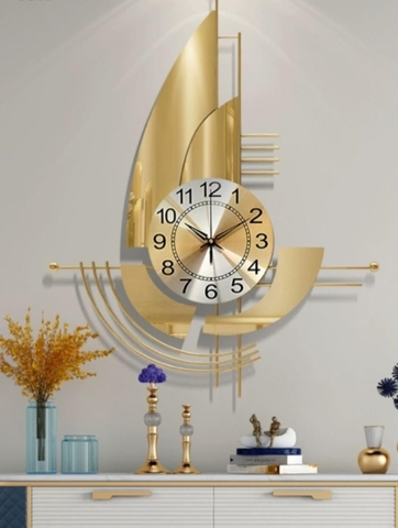 Đồng hồ treo tường phòng khách T1557 - Decor nghệ thuật