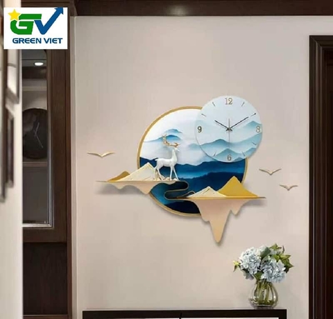 Đồng hồ treo tường trang trí RP2003 - Decor nghệ thuật hiện đại