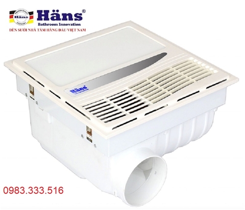 Quạt Sưởi Âm Trần Nhà Tắm HA-S Hiện Đại