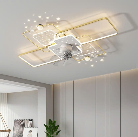 Quạt Trần Đèn Hiện Đại QTHD01 Sang Trọng và Đẳng Cấp