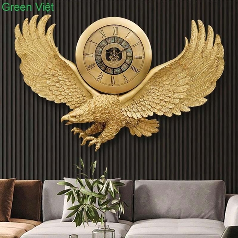 Đồng Hồ Nghệ Thuật DHCCD08A Chim Đại Bàng Bằng Đồng