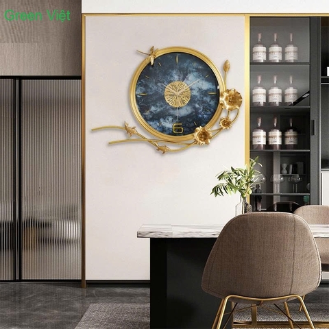 Đồng hồ trang trí decor cao cấp KZ903 bằng đồng