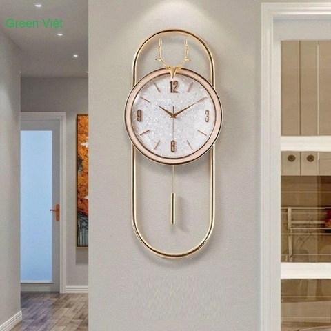 Đồng hồ trang trí M1143 quả lắc nhẹ nhàng sang trọng, êm ái