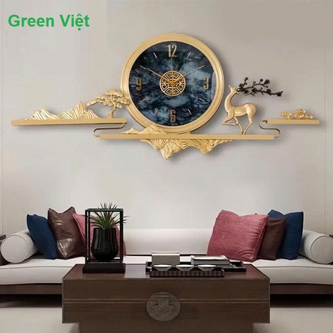 Đồng hồ treo tường trang trí cao cấp DHCC.12203 hưu đồng