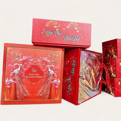Giàn Pháo Hoa 100 Quả Ghép Bộ Quốc Phòng