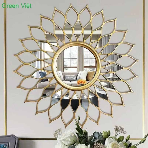 Gương tranh decor trang trí TG1016 Green Việt
