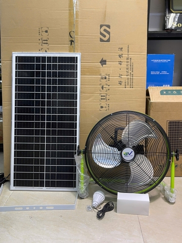 Quạt Treo Tường Năng Lượng Mặt Trời QT-21
