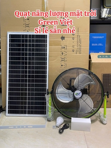 Quạt Treo Tường Năng Lượng Mặt Trời QT-21