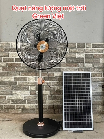 Quạt cây năng lượng mặt trời khỏe QC.Q25 - Quạt tích điện cao cấp