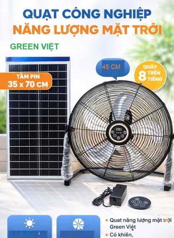 Quạt Sàn Năng Lượng Mặt Trời QSNL09