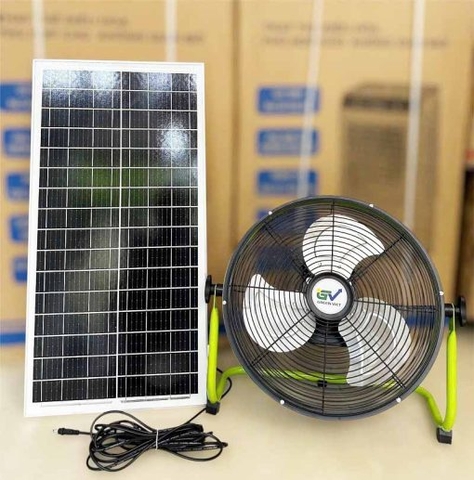Quạt Treo Tường Năng Lượng Mặt Trời QT-26 Cao Cấp