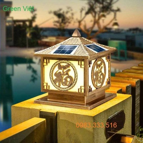Đèn trụ cổng năng lượng mặt trời TCM