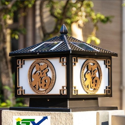 Đèn trụ cổng năng lượng mặt trời KT40CM DTC102023