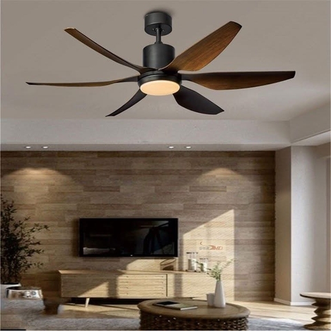 Quạt trần đèn lắp phòng ngủ QTDG011