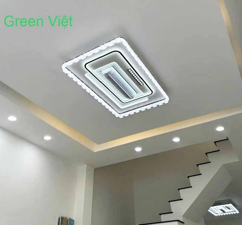 Quạt trần đèn không cánh QTDOP12 kết nối loa bluetooth