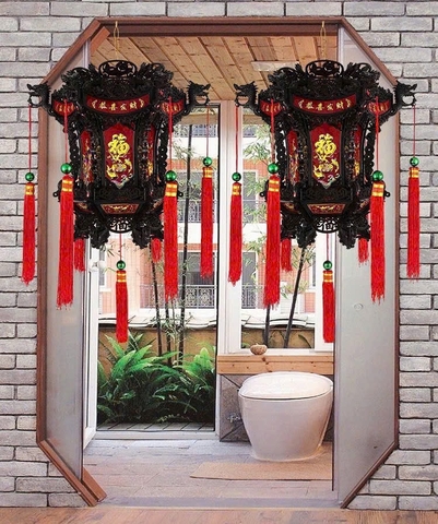 Đèn lồng trang trí PL05 nhấp nháy và xoay 360 độ