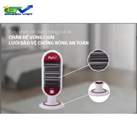 Máy Sưởi 3 Bóng Hồng Ngoại Fuji Pova FJ01