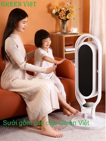Máy sưởi ấm bằng gốm Ceramic an toàn GH02 hàng chính hãng Green Việt