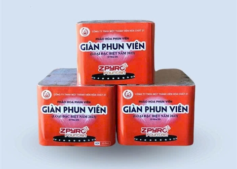 Pháo Hoa Giàn Phun Viên Z121 Bộ quốc Phòng