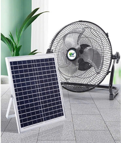 Quạt bàn năng lượng măt trời QVN15 Giá Rẻ