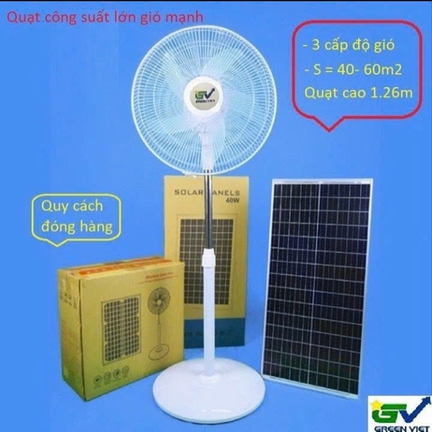 Quạt cây năng lượng mặt trời 25W