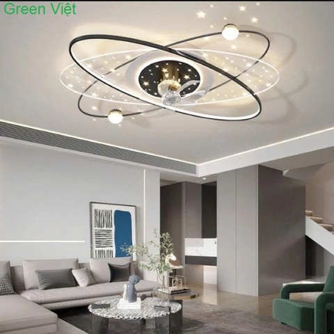 Quạt Đèn Ốp Trần QOT-110 Hiện Đại