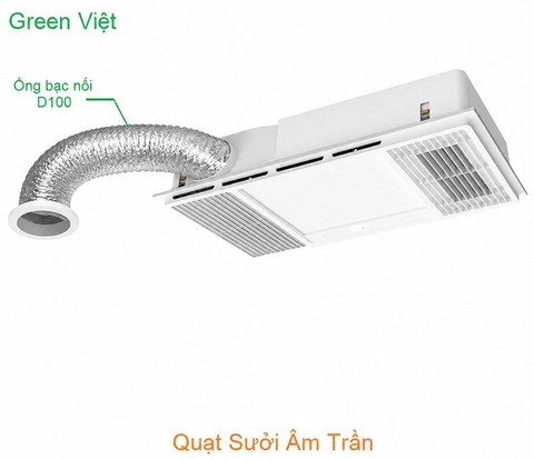 Quạt Hút Sưởi Âm Trần Cao Cấp DS02