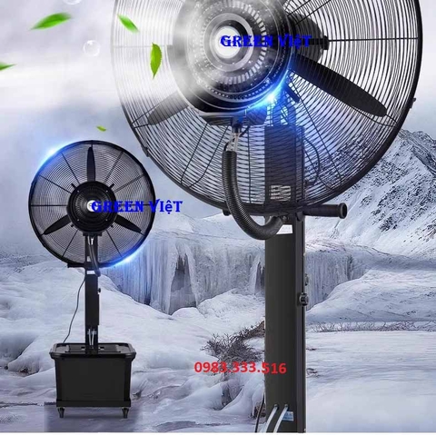 Quạt Phun Sương Cao Cấp HAU075 Hạt Min