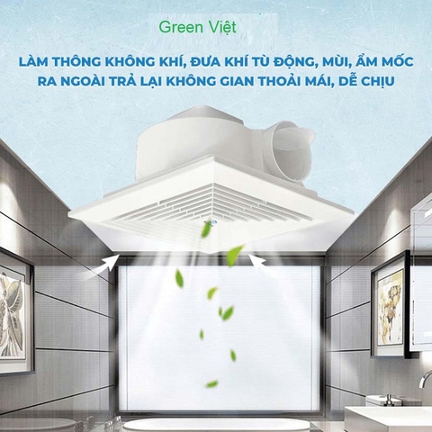 Quạt Thông Gió Âm Trần NF 25cm 30cm