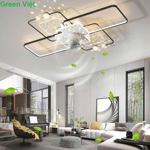 Quạt Trần Đèn Hiện Đại QTHD01 Sang Trọng và Đẳng Cấp