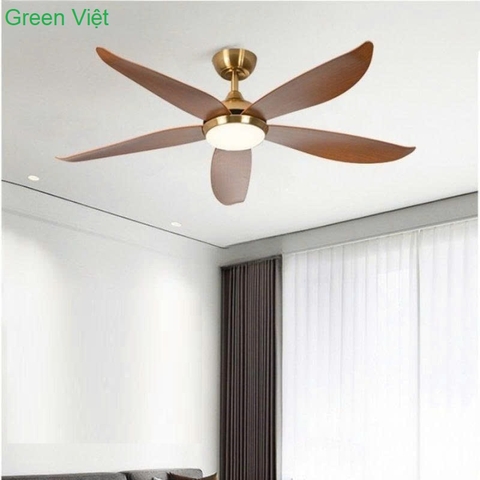 Quạt Trần Đèn Phòng Khách QTPK82 Green Việt