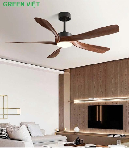 Quạt trần đèn trang trí cao cấp HTQ.28 mẫu mới Loại xịn Phòng khách