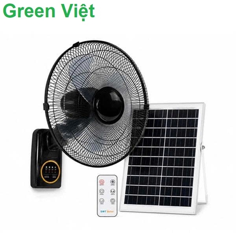 Quạt treo tường năng lượng mặt trời Green Việt TT01