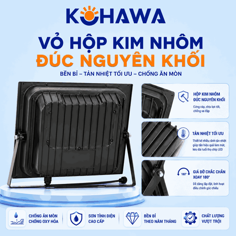 ĐÈN PHA LED CAO CẤP NĂNG LƯỢNG MẶT TRỜI KOHAWA 300W