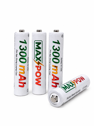 Combo 1 Sạc + 4 pin 3300mAh(AA) + 4 pin 1300mAh(AAA)