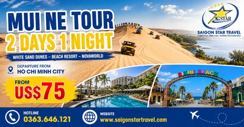 Mui Ne Tour 2 Days 1 Night from Ho Chi Minh City
