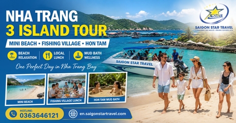 Nha Trang 3 Island Tour: Mini Beach, Fishing Village & Hon Tam Mud Bath