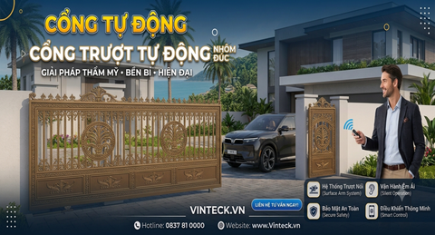 Motor tự động cho cổng nhôm đúc - Giải pháp hiện đại cho ngôi nhà bạn