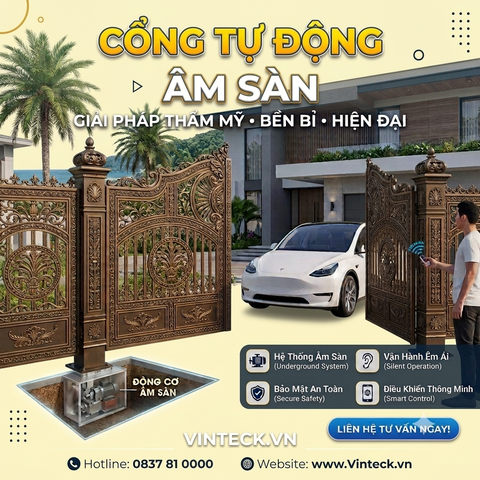 Cổng tự động âm sàn Vinteck - AS600