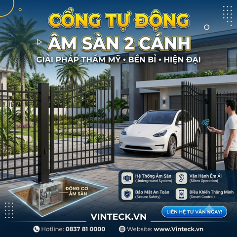 Cổng tự động âm sàn Vinteck - AS600