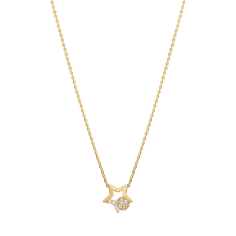 Dây chuyền vàng 18k đá Sapphire