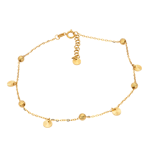 Lắc chân vàng 18k