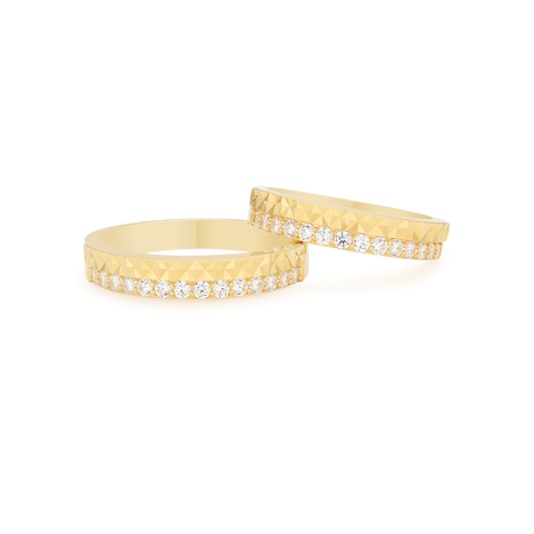 Nhẫn cưới vàng 18k Infinity